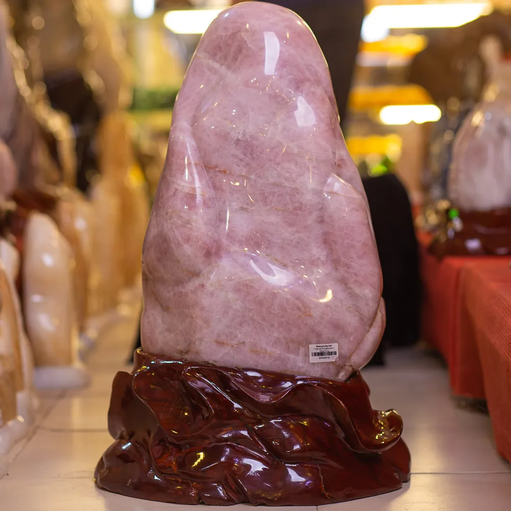 Đá Cảnh - Đá Trấn Trạch Thạch Anh Hồng 49,5Kg - M04162