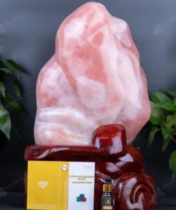 Đá Cảnh - Đá Trấn Trạch Thạch Anh Hồng - 22,8kg - M2774228