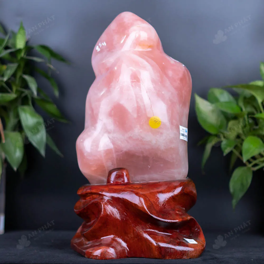 Đá Cảnh - Đá Trấn Trạch Thạch Anh Hồng - 9,5kg - M277595