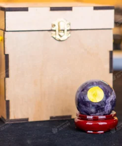 Quả cầu thạch anh tím | cầu thạch anh tím 0.19kg - 5.2cm - M2598