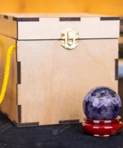 Quả cầu thạch anh tím | cầu thạch anh tím 0.19kg - 5.2cm - M2598