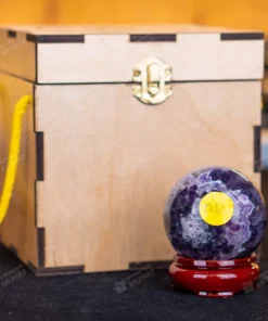 Qủa cầu thạch anh tím | cầu thạch anh tím 0.33Kg - 6.2cm - M2598