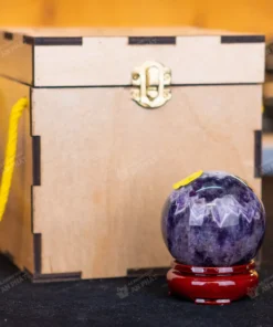 Qủa cầu thạch anh tím | cầu thạch anh tím 0.33Kg - 6.2cm - M2598