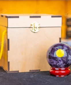 Qủa cầu thạch anh tím | cầu thạch anh tím 0.49Kg - 7cm - M2598