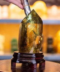 Trụ Đá Thạch Anh Vàng - 1.19kg M2724