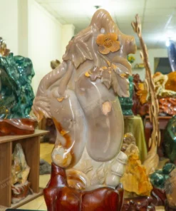 Đá Cảnh, Đá Trấn Trạch Canxedol, Mã Não AP0016