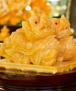 Cặp Tỳ Hưu Ngọc Hoàng Long - 20cm - M2534