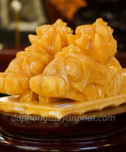 Cặp Tỳ Hưu Ngọc Hoàng Long - 20cm - M2534