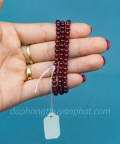 vòng tay đá granat | vòng đá granat 4mm - M143