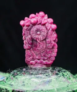 Mặt Phật Bản Mệnh | Mặt Phật Di Lạc Đá Ruby M2375