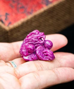 Mặt Phật Bản Mệnh | Mặt Đá Ruby Hình Rồng M2371 - 23,8g