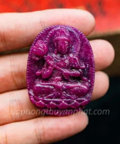 Mặt Phật Bản Mệnh | Mặt Đại Thế Chí Bồ Tát Đá Ruby M2371 - 31,6g