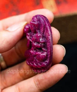 Mặt Phật Bản Mệnh | Mặt Đại Thế Chí Bồ Tát Đá Ruby M2371 - 31,6g