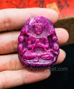 Mặt Phật Bản Mệnh | Mặt Như Lai Đại Nhật Đá Ruby M2372 - 61,3g