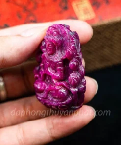 Mặt Phật Bản Mệnh | Mặt Như Lai Đại Nhật Đá Ruby M2372 - 61,3g