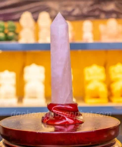 Trụ Thạch Anh | Trụ Đá Thạch Anh Hồng 0,6kg - M0753