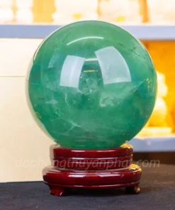 Quả Cầu Thạch Anh Xanh - Fluorite Xanh Trong Thấu Quang VIP 9.34kg - 18cm M2650934
