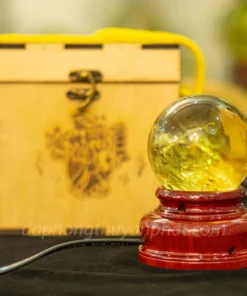 Quả Cầu Phong Thủy Đá Thạch Anh Vàng 0.58kg - 7.5cm AH017