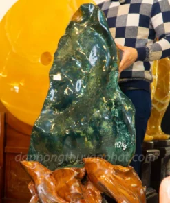 Đá Cảnh Mã Não Xanh | Đá Cảnh, Đá Trấn Trạch Mã Não Xanh VIP 112kg - M2641
