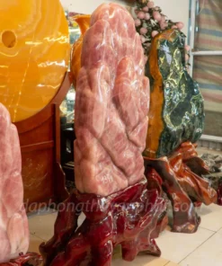 Đá Cảnh, Đá Trấn Trạch Thạch Anh Hồng 137kg M1657