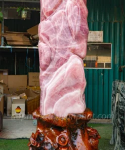 Đá Cảnh, Đá Trấn Trạch Thạch Anh Hồng 312kg - M1657