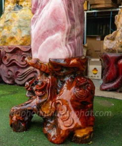 Đá Cảnh, Đá Trấn Trạch Thạch Anh Hồng 312kg - M1657