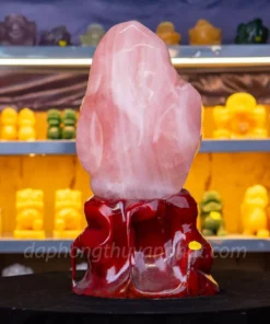 Đá Cảnh, Đá Trấn Trạch Thạch Anh Hồng 10,5kg - M1657