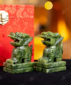 Cặp Kỳ Lân Serpentine - 10cm - M2868034