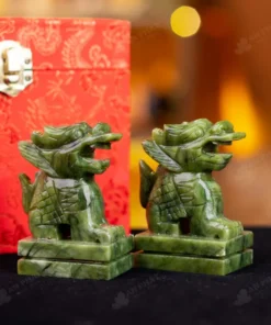 Cặp Kỳ Lân Serpentine - 10cm - M2868034