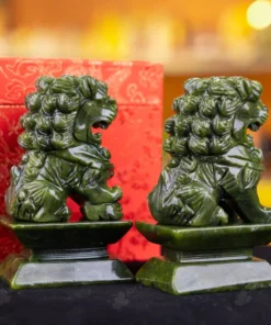 Cặp Nghê Đá Serpentine - 12cm - M2864103