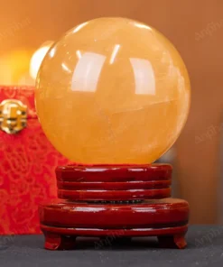 Quả Cầu Phong Thủy Canxit Vàng - 2,276kg - M29062276
