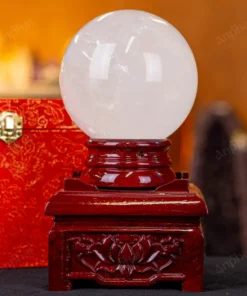 Quả Cầu Phong Thủy Canxit Trắng - 2,386kg - M24712386