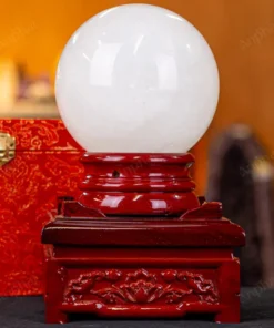 Quả Cầu Phong Thủy Canxit Trắng - 3,34kg - M2471334