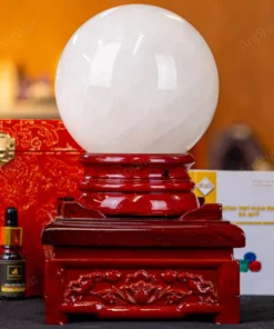 Quả Cầu Phong Thủy Canxit Trắng - 3,34kg - M2471334