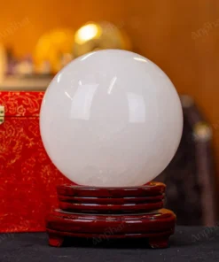 Quả Cầu Phong Thủy Canxit Trắng - 4,498kg - M24714498