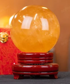 Quả Cầu Phong Thủy Canxit Vàng - 2,506kg - M29062506