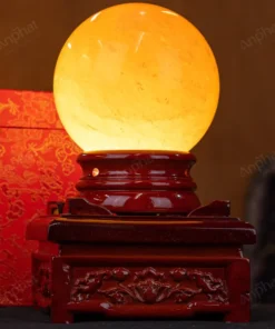 Quả Cầu Phong Thủy Canxit Vàng - 3,204kg - M29063204