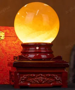 Quả Cầu Phong Thủy Canxit Vàng - 3,332kg - M29063332