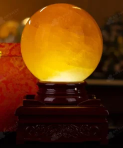 Quả Cầu Phong Thủy Canxit Vàng - 8,87kg - M2906887