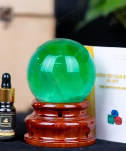 Quả Cầu Thạch Anh Xanh - Fluorite Xanh - 0,93Kg - M2650093