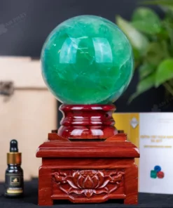 Quả Cầu Thạch Anh Xanh - Fluorite Xanh - 3,36Kg - M2650336