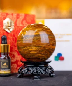 Quả Cầu Phong Thủy Đá Mắt Hổ - 0,62kg - M2769062