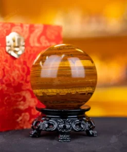 Quả Cầu Phong Thủy Đá Mắt Hổ - 0,58kg - M2769058