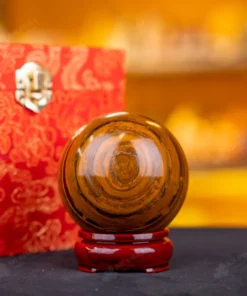 Quả Cầu Phong Thủy Đá Mắt Hổ - 0,58kg - M2769058