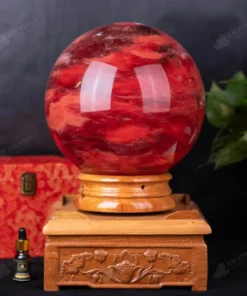 Quả Cầu Đá Núi Lửa Đỏ - 16,7 Kg - M0346167
