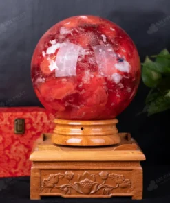 Quả Cầu Đá Núi Lửa Đỏ - 16,7 Kg - M0346167