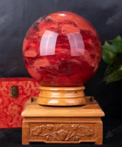Quả Cầu Đá Núi Lửa Đỏ - 16,7 Kg - M0346167