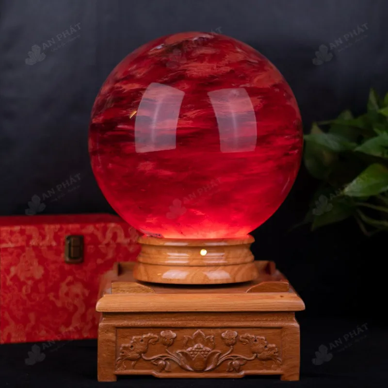 Quả Cầu Đá Núi Lửa Đỏ - 21Kg - M034621