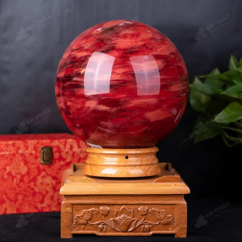 Quả Cầu Đá Núi Lửa Đỏ - 21Kg - M034621