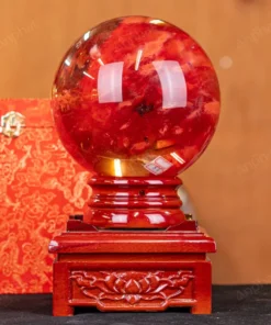 Quả Cầu Đá Núi Lửa Đỏ - 5,8kg - M034658